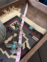 Turquoise Thunderbird Necklace