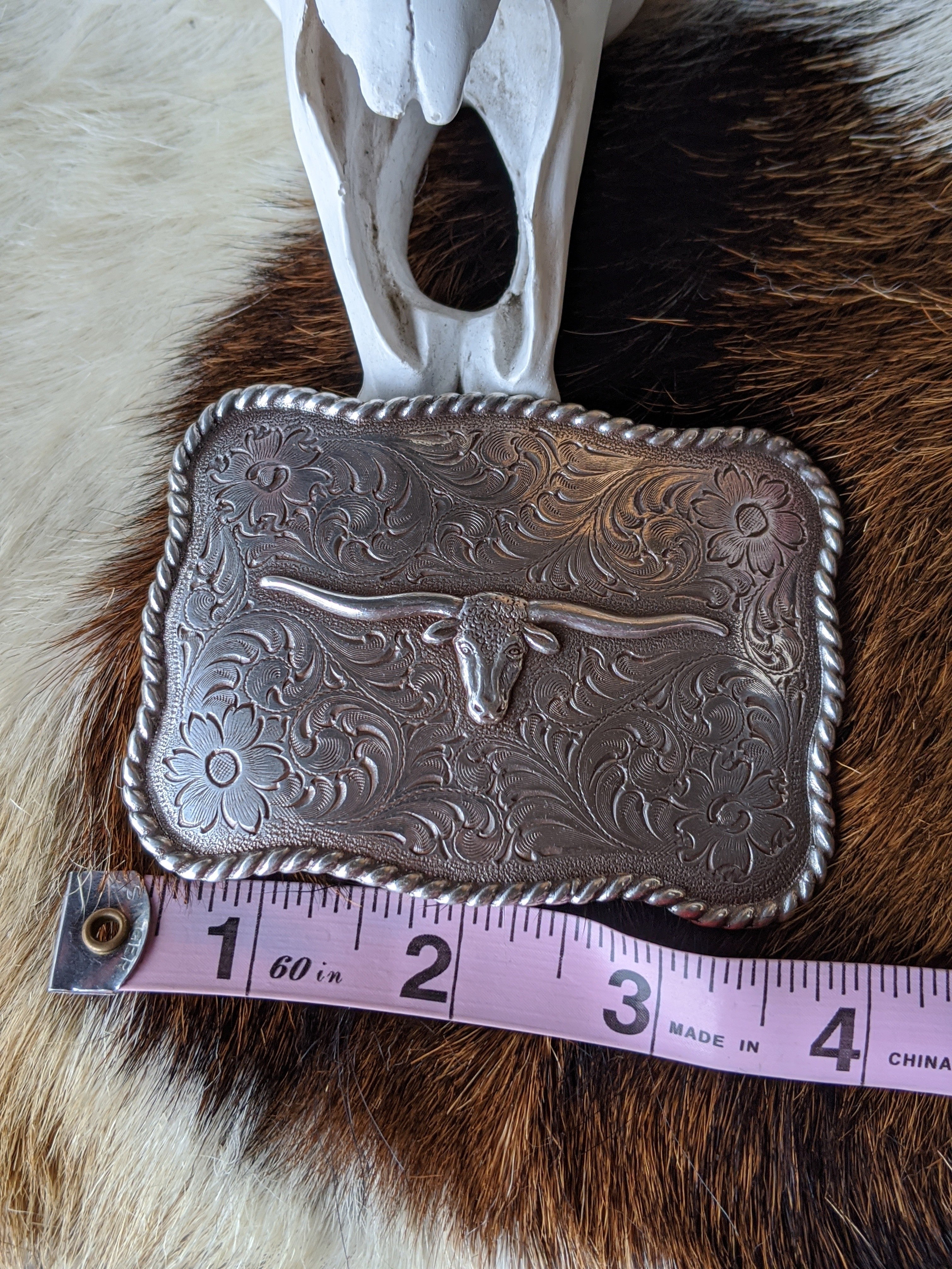 Longhorn Belt Buckle