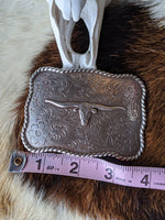 Longhorn Belt Buckle