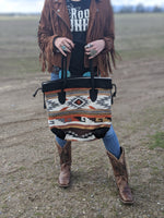saddle blanket bag southwestern tote