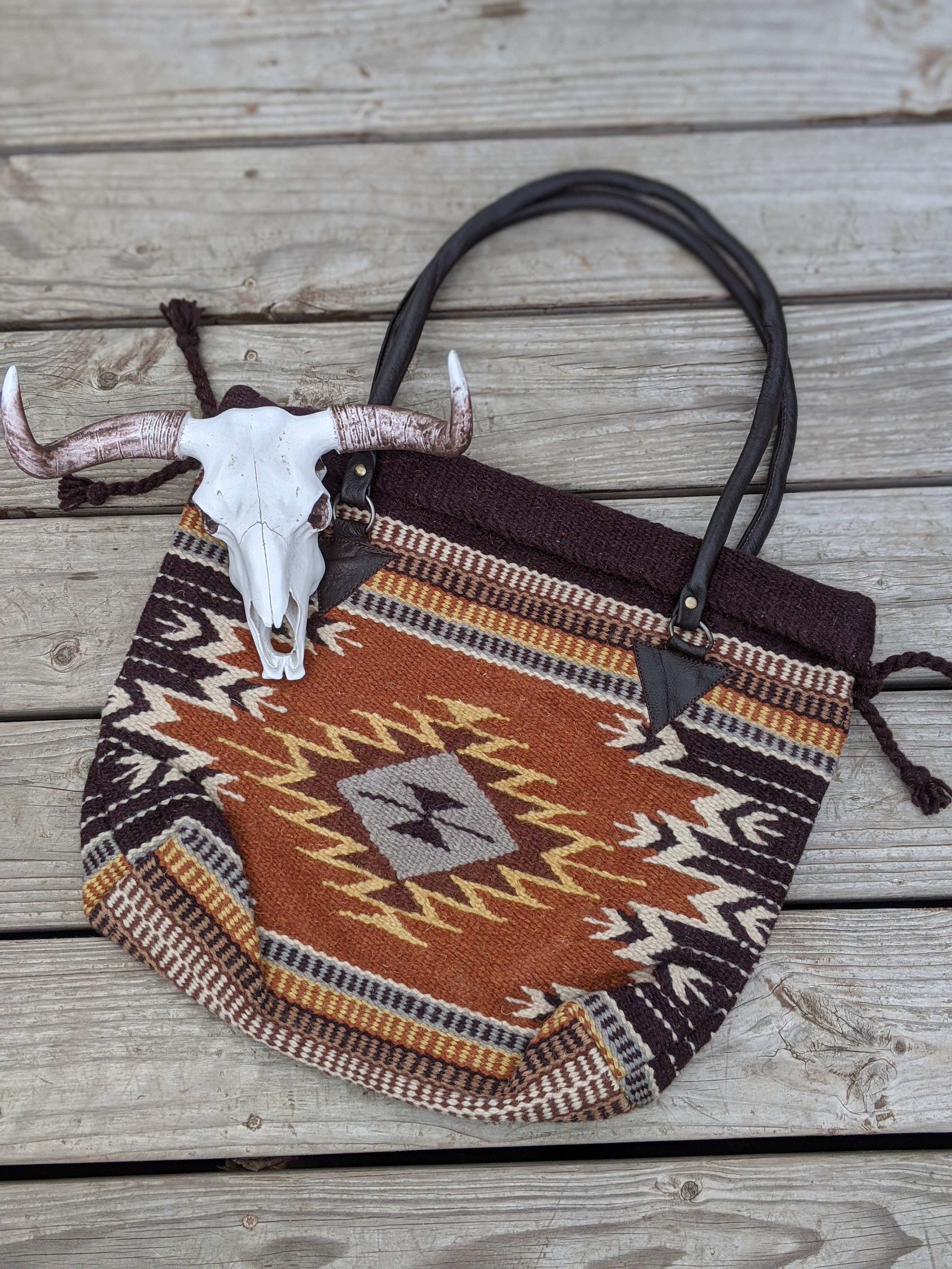 saddle blanket bag southwestern tote native