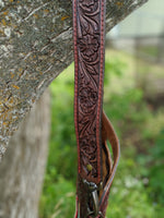 Tooled Saddle Blanket Clutch