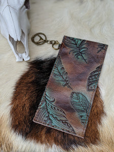 Leather sunglasses case