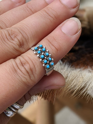 10 Stone Turquoise Band