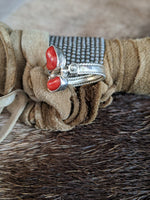 Coral Navajo Ring