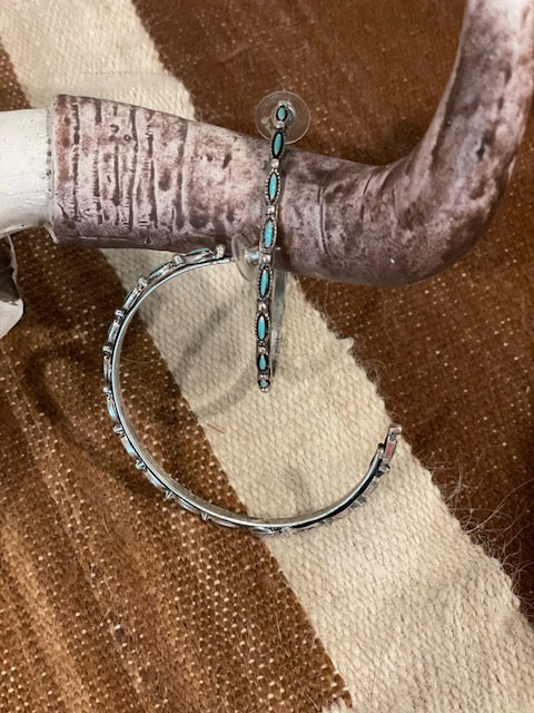 Western Hoop Earrings