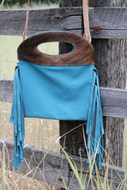 Pendleton Cowhide Clutch Bag