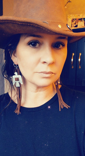 Thunderbird Fringed Earrings