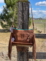 Thunderbird Cowhide Leather Concealed Carry Purse